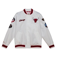 Jaqueta Mitchell & Ness City Collection Lightweight Satin Chicago Bulls  - Masculina - Foto 1