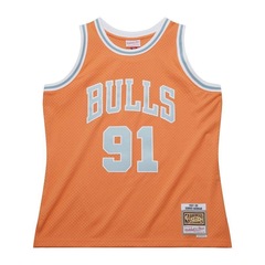 Camiseta Regata Mitchell & Ness Swingman Jersey Chicago Bulls 1997-98 Dennis Rodman - Masculina - Foto 2