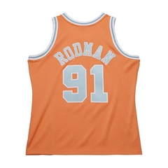 Camiseta Regata Mitchell & Ness Swingman Jersey Chicago Bulls 1997-98 Dennis Rodman - Masculina - Foto 4