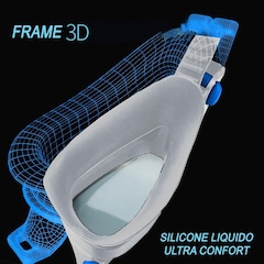Óculos de Natação Gold Sports Shark Performance 7.0 High Definition - Adulto - Foto 4
