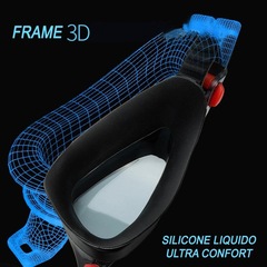 Óculos de Natação Gold Sports Shark Performance 7.0 High Definition - Adulto - Foto 7