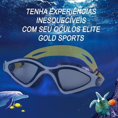 Óculos de Natação Gold Sports Shark Performance 7.0 High Definition - Adulto - Foto 7
