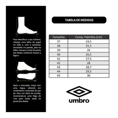 Chuteira Futsal Umbro Glaze + Meião - Adulto - Foto 6