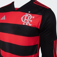 Camisa 1 Flamengo I Manga Longa 24/25 adidas - Masculina - Foto 5