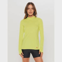 Camiseta Body For Sure Manga Longa com Gola Alta U.V - Feminina - Foto 1