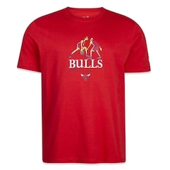 Camiseta New Era Chicago Bulls Freestyle - Masculina - Foto 1