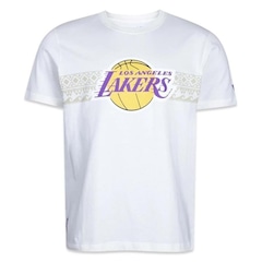 Camiseta New Era Los Angeles Lakers Cultural Remixes - Masculina - Foto 1