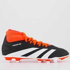 Chuteira de Campo adidas Predator 24 Club Sock Fxg - Infantil - Foto 1