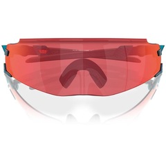 Óculos de Sol Unissex Oakley Kato Translucent Balsam Prizm Trail Torch - Foto 7