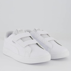 Tênis Puma Rickie Classic V Ps Infantil All White - Foto 2
