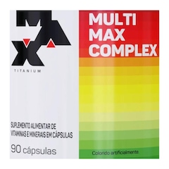 Multimax Complex Max Titanium Fonte de Vitaminas e Sais Minerais - 90 Cápsulas - Foto 2