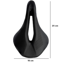 Selim Bicicleta Mtb Vazado Anti Prostático Promend 260 Mm - Foto 2