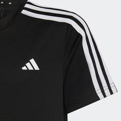 Kit Camiseta + Shorts adidas Train Essentials Aeroready 3-Stripes - Infantil - Foto 9