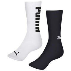 Kit Meia Cano Longo Puma Esportiva - 2 Pares - Masculina - Foto 2