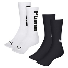 Kit Meia Cano Longo Puma Esportiva - 2 Pares - Masculina - Foto 1