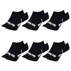 Kit Meia Sapatilha Puma Esportiva - 6 Pares - Feminino - Foto 1