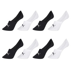 Kit Meias Puma Sapatilha Invisível - 8 Pares - Feminina - Foto 2