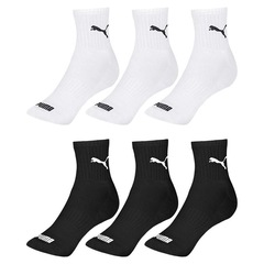 Kit Meia Cano Médio Puma Esportiva - 6 Pares - Feminino - Foto 2