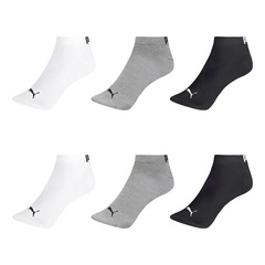 Kit Meia Sapatilha Puma Invisível - 6 Pares - Infantil - Foto 2