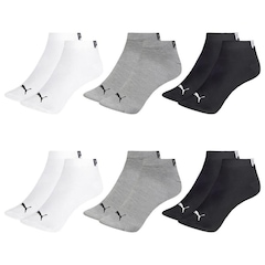 Kit Meia Sapatilha Puma Invisível - 6 Pares - Infantil - Foto 1