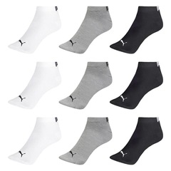 Kit Meia Sapatilha Puma Invisível - 9 Pares - Infantil - Foto 2