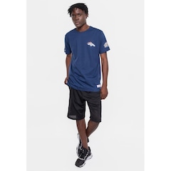 Camiseta Mitchell & Ness Masculina Superbowl Champ Denver Broncos Azul Marinho - Mitchell & Ness - Foto 3