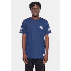 Camiseta Mitchell & Ness Masculina Superbowl Champ Denver Broncos Azul Marinho - Mitchell & Ness - Foto 4