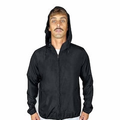 Jaqueta Corta Vento com Capuz Wss Brasil Basic - Masculina - Foto 1