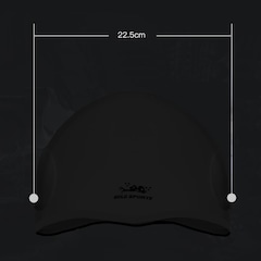 Touca de Natação Gold Sports Ergononico Ultra Confort de Silicone com Cobertura Das Orelhas - Adulto - Foto 4