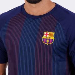 Camisa Barcelona Balboa Blaugrana Listrada Marinho - Foto 2