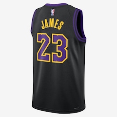 Camiseta Regata Nike Los Angeles Lakers City Edition 2023/24 - Masculina - Foto 2