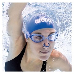 Protetor Nasal Arena Nose Clip Pro 2 Azul Natação Esportivo - Foto 2