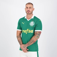 Camisa 1 do Palmeiras 2024 7 Dudu Puma - Masculina - Foto 3