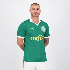 Camisa 1 do Palmeiras 2024 7 Dudu Puma - Masculina - Foto 5