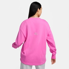 Blusão Feminino Nike sem Capuz Sportswear Air OOS Flc Crew - Foto 2