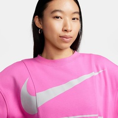 Blusão Feminino Nike sem Capuz Sportswear Air OOS Flc Crew - Foto 3