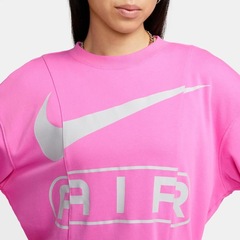Blusão Feminino Nike sem Capuz Sportswear Air OOS Flc Crew - Foto 4