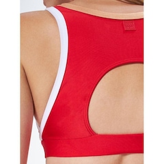Top Fitness Body For Sure Nadador Liso Classic - Feminino - Foto 5