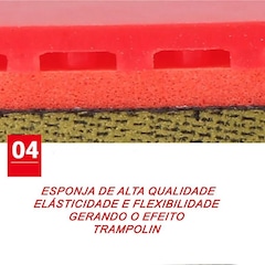 Kit Tênis de Mesa Huieson Carbon - 2 Raquetes Cabo Caneta 5 Star + Bolsa + 3 Bolas Gold Sports 3 Star - Foto 7