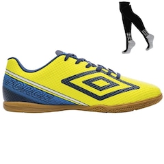 Kit Chuteira Futsal Umbro Force + Meião - Adulto - Foto 1