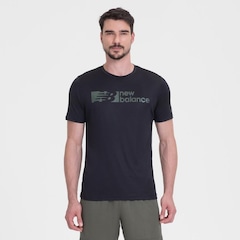 Camiseta New Balance Tenacity Graphic - Masculina - Foto 1
