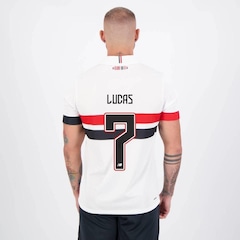 Camisa do São Paulo I 2024 New Balance 7 Lucas - Masculina - Foto 1