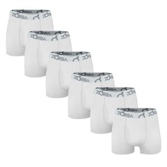 Kit Cuecas Zorba Boxer com Abertura - 6 Unidades - Adulto - Foto 1