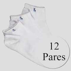 Kit Meias Lupo Walk Cano Curto - 12 Pares - Adulto - Foto 1