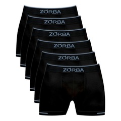 Kit Cuecas Zorba Boxer Extreme Point - 6 Unidades Adulto - Foto 1