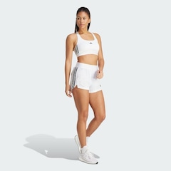 Shorts adidas Malha Hyperglam - Feminino - Foto 4