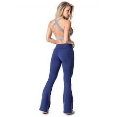 Calça Flare Bailarina Vestem Básica Militar - Feminina - Foto 4