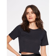 Blusa Cropped Bodyforsure Essentias - Feminino - Foto 1