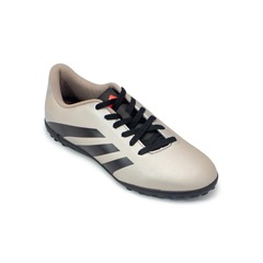 Chuteira Society Infantil adidas Predator Essentials 24.5 Artilheira - Foto 2
