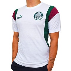 Camisa Palmeiras Puma Ftbl Archive Branca - Masculina - Foto 9